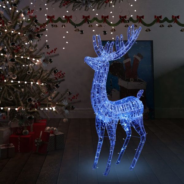 XXL akrilni božićni sob 250 LED žarulja 180 cm plavi
