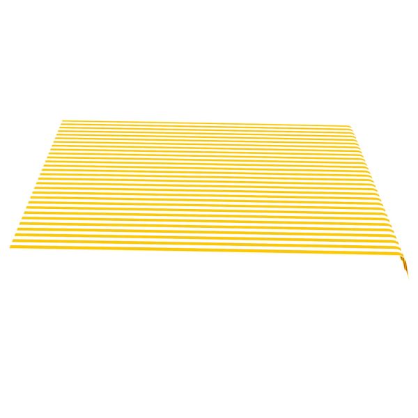 Zamjenska tkanina za tendu žuto-bijela 4 x 3