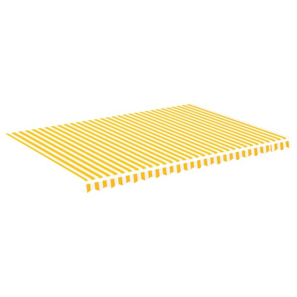 Zamjenska tkanina za tendu žuto-bijela 5 x 3