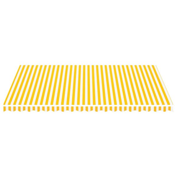 Zamjenska tkanina za tendu žuto-bijela 5 x 3