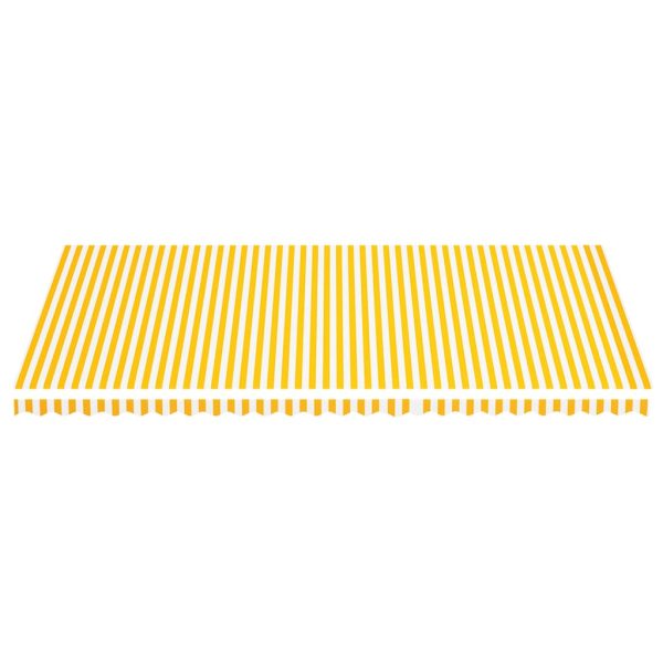Zamjenska tkanina za tendu žuto-bijela 6 x 3