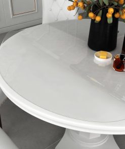 Zaštita za stol prozirna Ø 80 cm 2 mm PVC