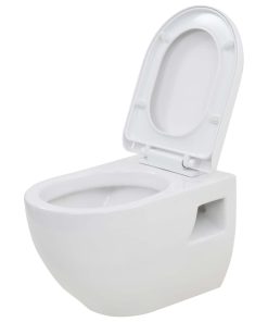 Zidna toaletna školjka keramička bijela