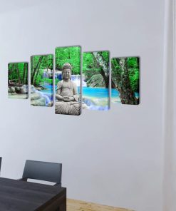 Zidne Slike na Platnu s Printom Buddha 200 x 100 cm