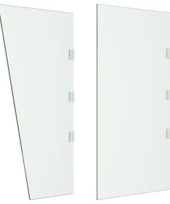 2-dijelne bočne ploče za vrata od prozirnog kaljenog stakla