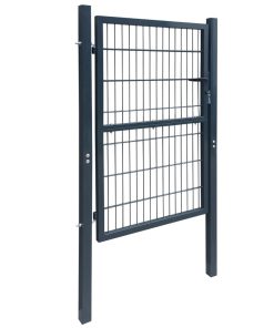 2D vrata za ogradu (jednostruka) antracit siva 106 x 210 cm