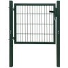 2D vrata za ogradu (jednostruka) zelena 106 x 130 cm