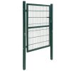 2D vrata za ogradu (jednostruka) zelena 106 x 230 cm