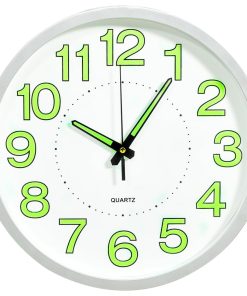 325167 Luminous Wall Clock White 30 cm