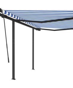 Automatska tenda na uvlačenje sa stupovima 3x2