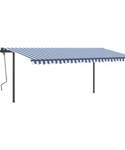 Automatska tenda na uvlačenje sa stupovima 5x3
