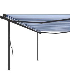 Automatska tenda na uvlačenje sa stupovima 5x3