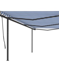 Automatska tenda na uvlačenje sa stupovima 6x3