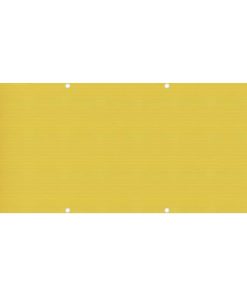 Balkonski zastor žuti 75 x 500 cm HDPE