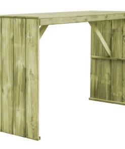 Barski stol od impregnirane borovine 170 x 60 x 110 cm