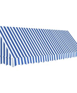 Bistro tenda 400 x 120 cm plavo-bijela