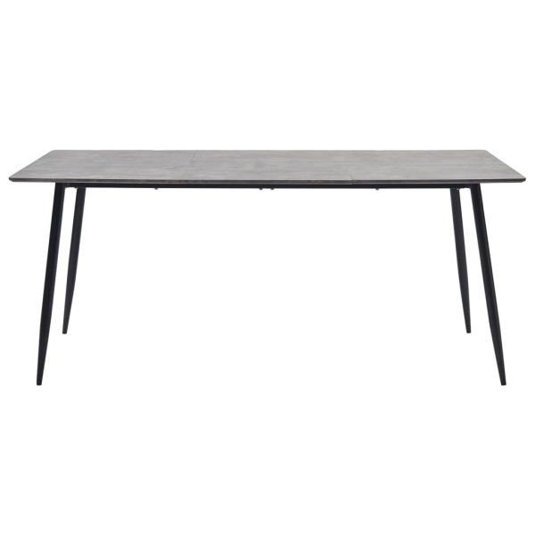 Blagovaonski stol sivi 180 x 90 x 75 cm MDF