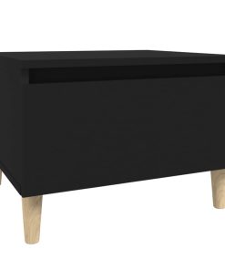 Bočni stolić crni 50 x 46 x 35 cm od konstruiranog drva