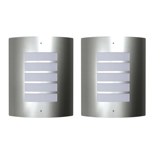Dvije vodootporne zidne lampe od nehrđajućeg čelika 60 W