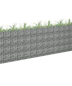 Gabionska sadilica od pocinčanog čelika 270 x 30 x 90 cm
