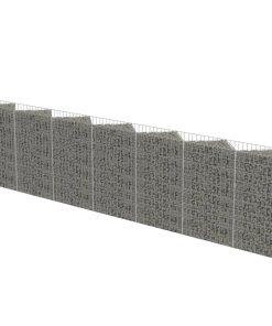 Gabionski zid od pocinčanog čelika 450 x 30 x 100 cm