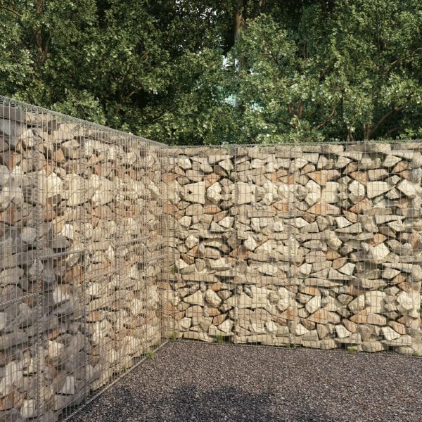 Gabionski zid s poklopcem od pocinčanog čelika 300x50x200 cm