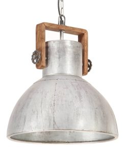 Industrijska viseća svjetiljka 25 W srebrna okrugla 40 cm E27