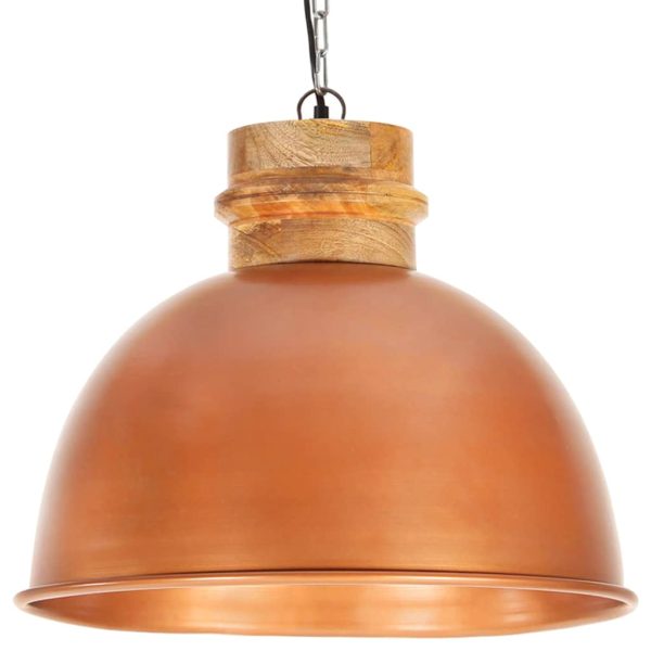 Industrijska viseća svjetiljka bakrena okrugla 50 cm E27 mango