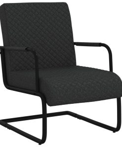Konzolna stolica od umjetne kože crna