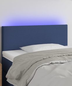 LED uzglavlje plavo 80 x 5 x 78/88 cm od tkanine