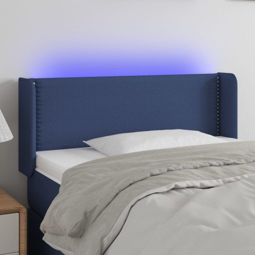 LED uzglavlje plavo 93x16x78/88 cm od tkanine