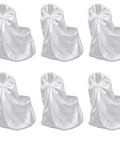 Navlaka za stolice za svadbeni banket 12 kom bijela
