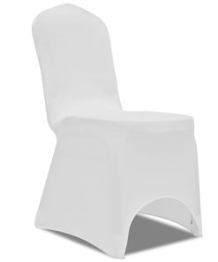 Navlake za stolice rastezljive bijele 24 kom