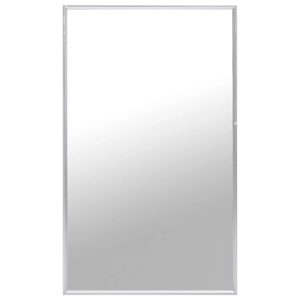 Ogledalo srebrno 100 x 60 cm
