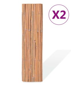 Ograde od bambusa 2 kom 100 x 400 cm