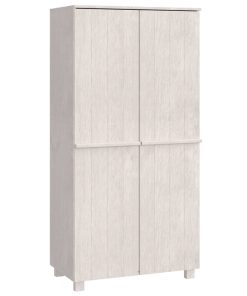 Ormar HAMAR bijeli 89 x 50 x 180 cm od masivne borovine
