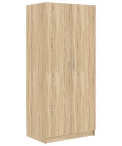 Ormar boja hrasta sonome 80 x 52 x 180 cm od konstruiranog drva