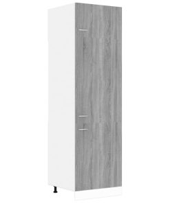 Ormarić za hladnjak boja hrasta 60x57x207 cm konstruirano drvo