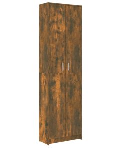 Ormarić za hodnik dimljeni hrast 55x25x189 cm konstruirano drvo