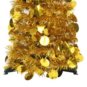 Prigodno umjetno božićno drvce zlatno 180 cm PET