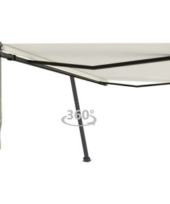 Samostojeća automatska tenda 450 x 350 cm krem