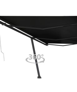Samostojeća automatska tenda 600 x 300 cm antracit