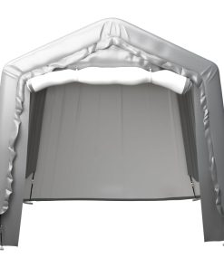 Skladišni šator 240 x 240 cm čelični sivi