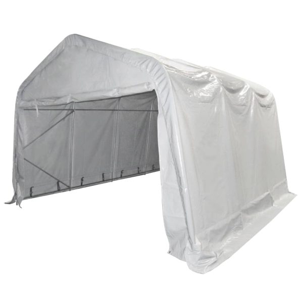 Skladišni šator od PVC-a 550 g/m² 4 x 6 m bijeli