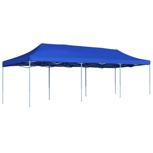 Sklopivi šator za zabave 3 x 9 m plavi
