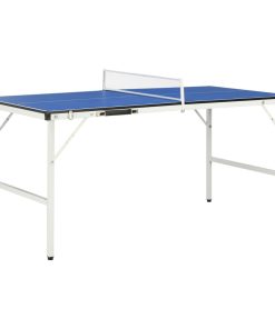 Stol za stolni tenis s mrežom 152 x 76 x 66 cm plavi