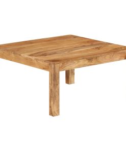 Stolić za kavu 80 x 80 x 40 cm od masivnog bagremovog drva