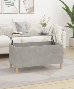 Stolić za kavu siva boja betona 90x44