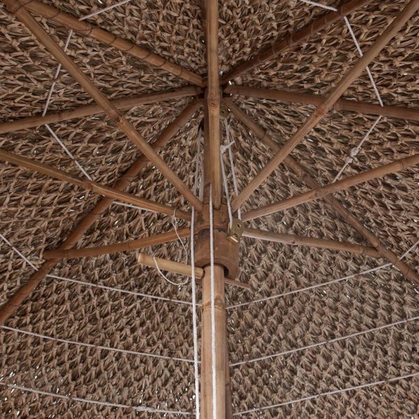 Suncobran od bambusa s krovom od lišća banane 270 cm