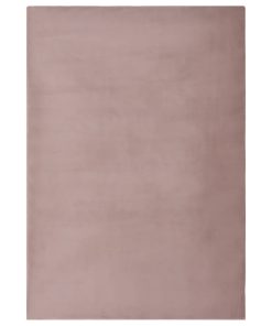 Tepih od umjetnog zečjeg krzna 200 x 300 cm blijedo ružičasti